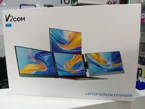 V2COM W3 Laptop Screen Extender 15.6-Inch Quad-Screen Portable.