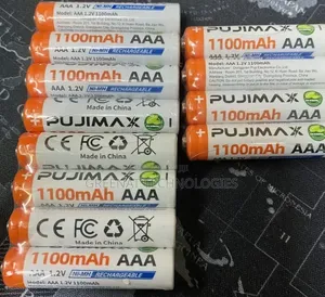 PUJIMAX 1100mAh AAA Rechargeable Batteries 1.2V Triple a Batteries*