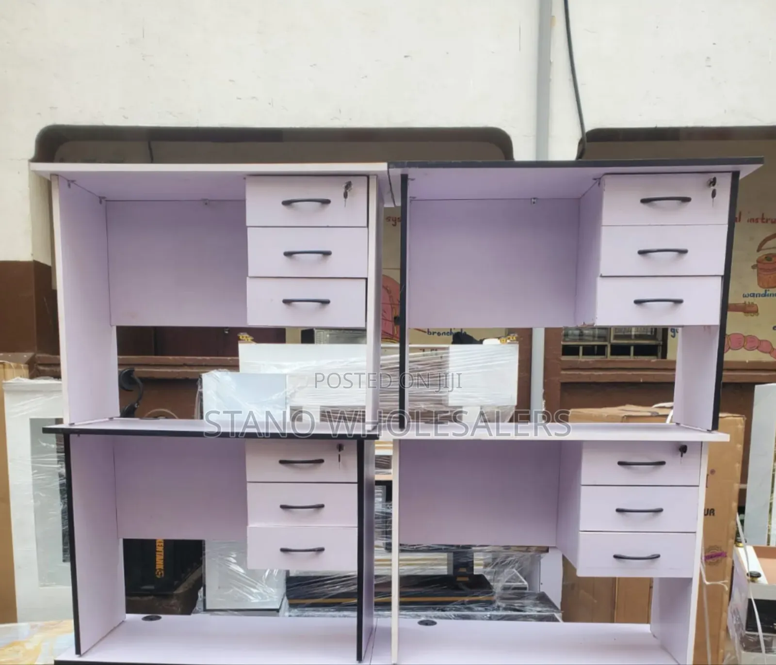 White Office Desk
