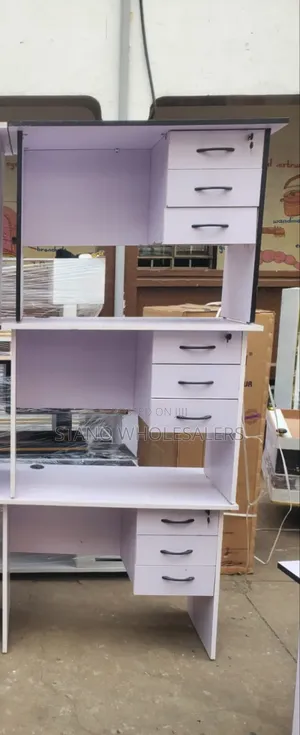 White Office Desk