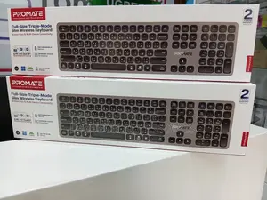 Promate ProKeys-X2 Wireless Keyboard Slim Full-Size Design.