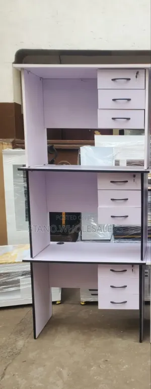 White Office Desk 1m