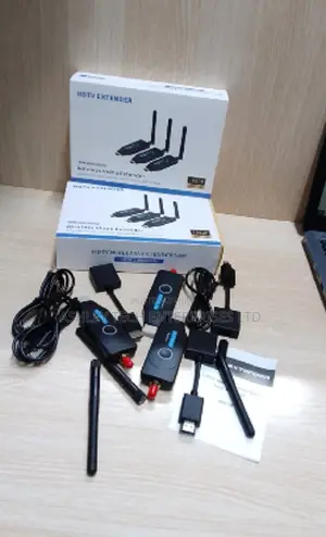 Long-Range 50M Wireless HDMI Extender With Dual Display Support