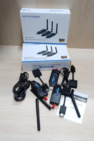 50M Plug-and-Play Wireless HDMI Extender Kit – 2 Receivers Included
