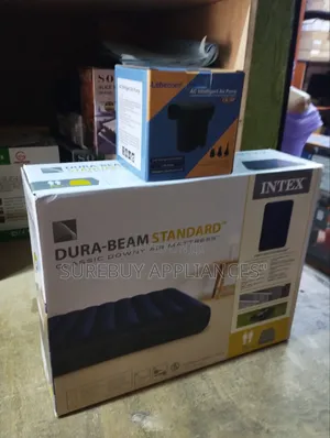 Intex 4x6 Portable Air Bed Inflatable Mattress for Home Travel