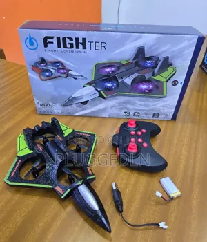 Remote Quadcopter Drone Controlled Fighter Jet
