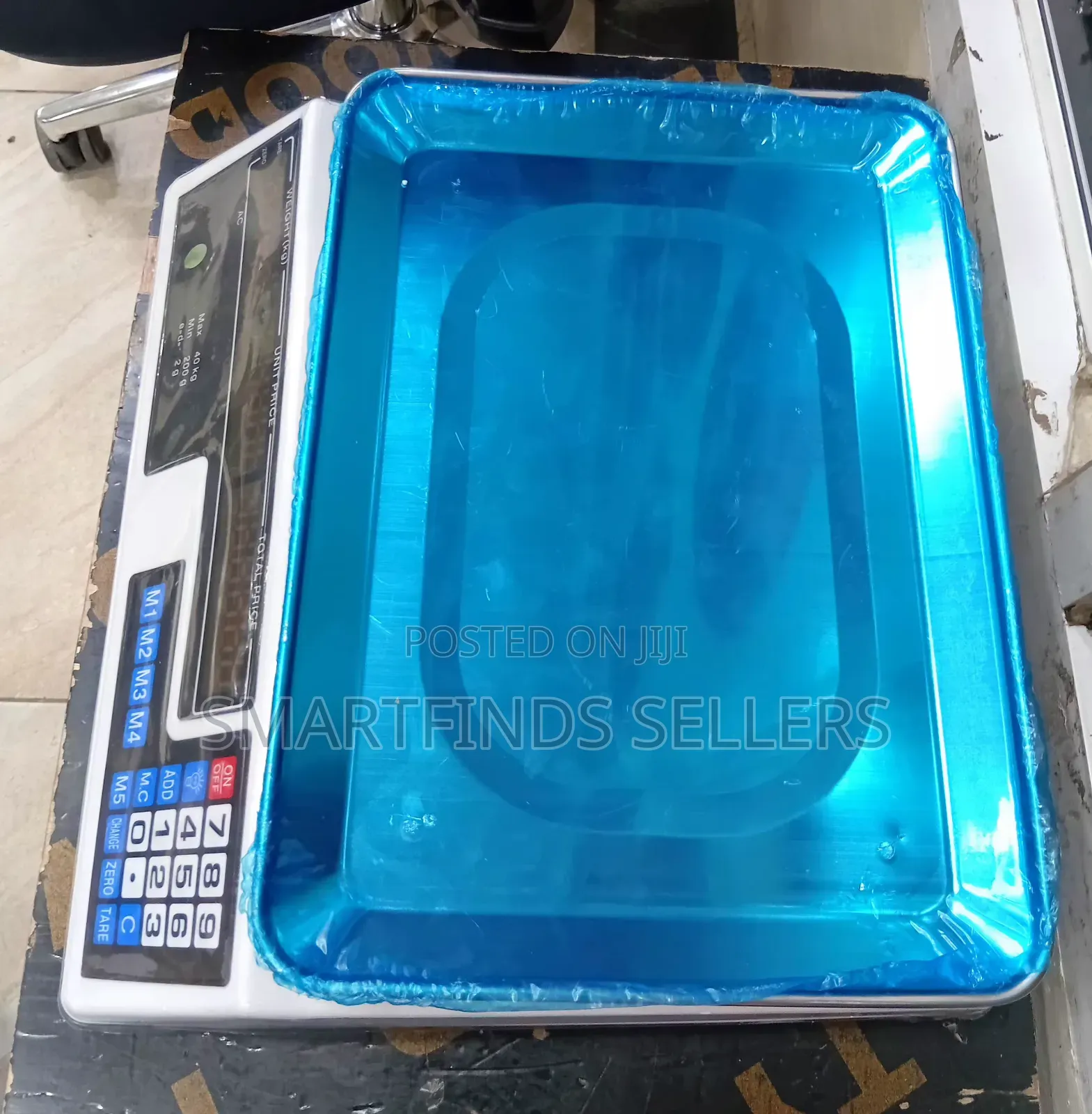 Electronic Price Computing Scale With LCD Display