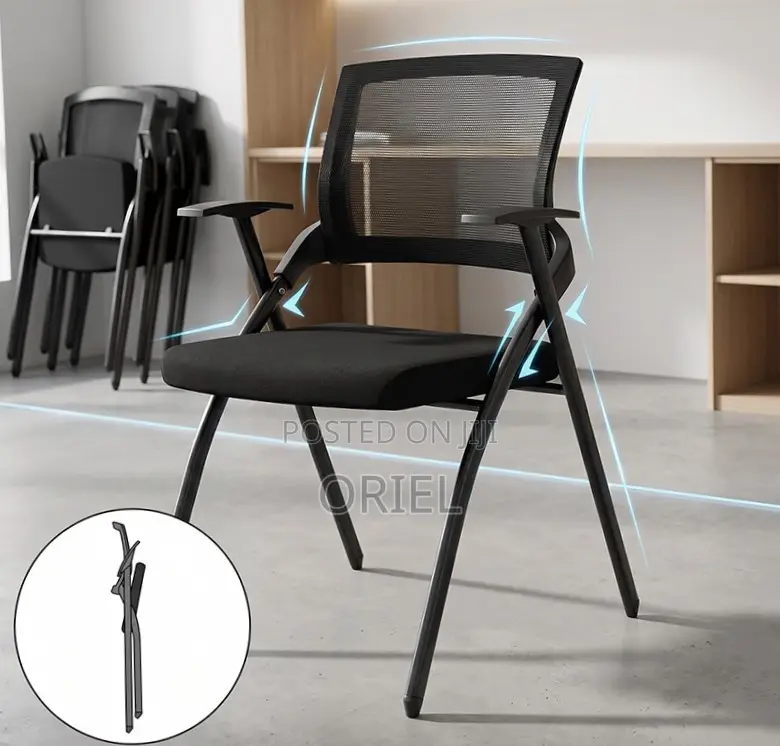 Office Chair : Mesh Foldable Training Chair