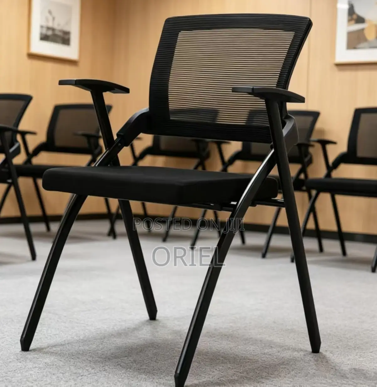 Office Chair : Mesh Foldable Training Chair