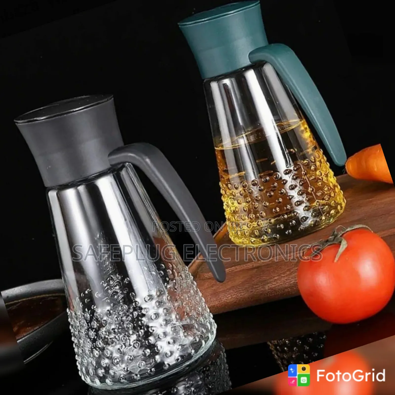 Premium Automatic Oil Bottle With Smart Gravity Lid