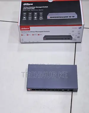 Dahua Poe Switch- 8 Port Poe Switch for Cameras With 2 Uplink Port