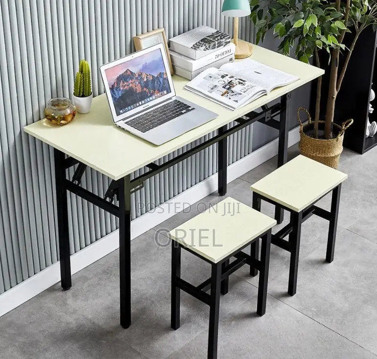 Office Foldable Table :150CM White Foldable Office Table