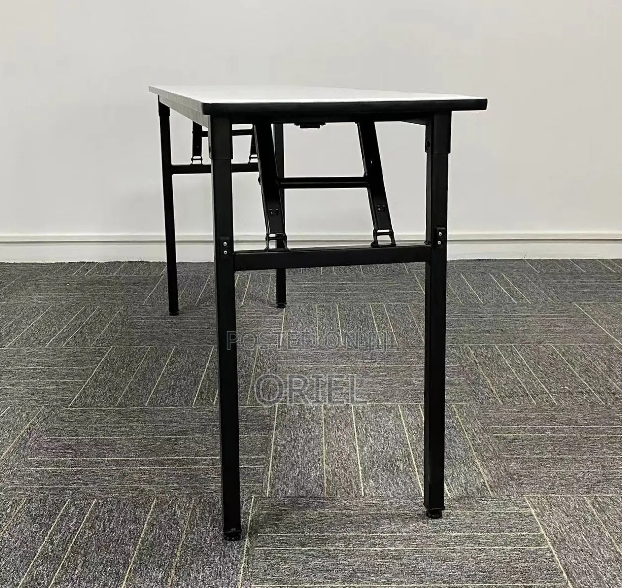 Office Foldable Table :150CM White Foldable Office Table