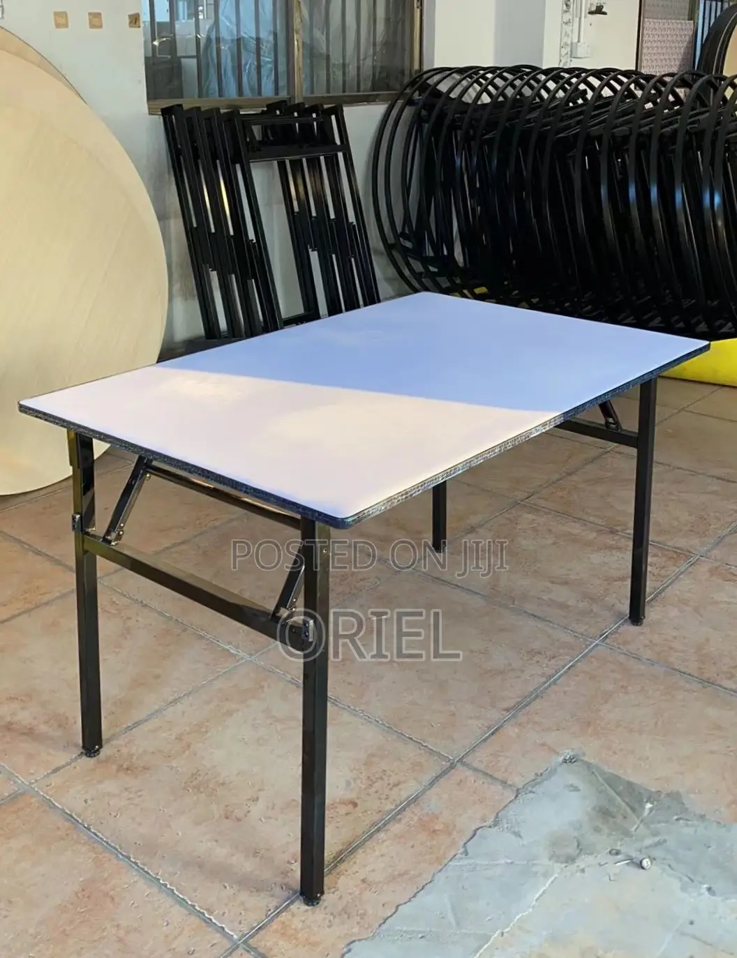Office Foldable Table :150CM White Foldable Office Table