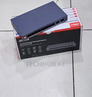 Dahua 8-Port 10/100 MBPS +2-Port Gigabit Poe Switch