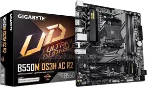 Gigabyte B550m Ds3h AC R2 Amd Am4 Matx Motherboard
