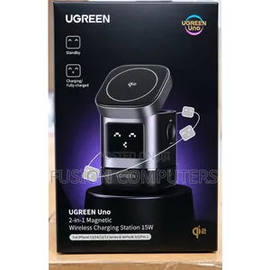 UGREEN 2-in-1 UNO Qi2 Magnetic Station Wireless Charger – W709