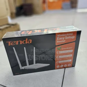 Tenda F3 300Mbps N300 WiFi Router With 3 High Gain Antennas Easy Setup