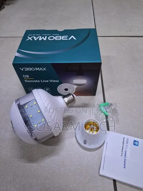 V380 Max Home Office WiFi Bulb Camera