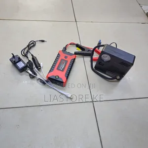 Jump Starter Kit With Manual Compressor 99800mah