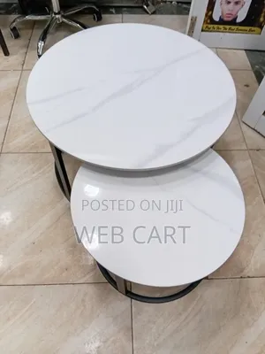Modern Marble Top Nesting Table Set