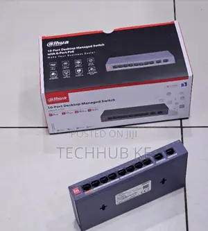 Dahua 8-Port PoE Ethernet Switch for IP Cameras NVR