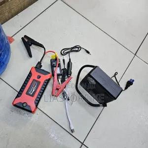 Portable 12V Car Jump Starter Kit With Tyre Inflator 99800mAh