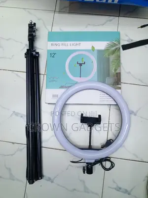 12" LED Ring Light Kit for TikTok YouTube Live Streaming