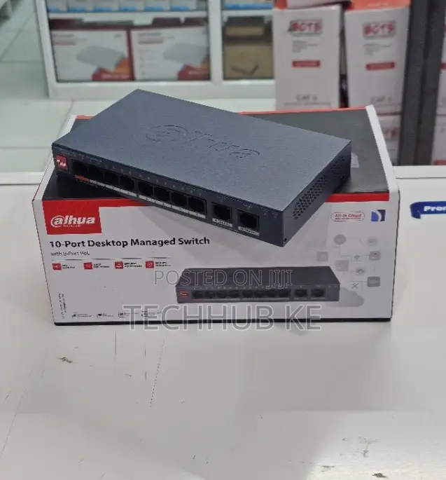 Dahua Smart Managed PoE Network Switch With Gigabit Uplink
