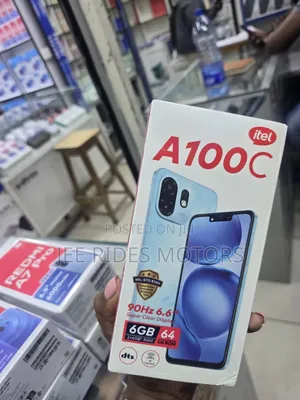 New Itel A100C 64 GB Black