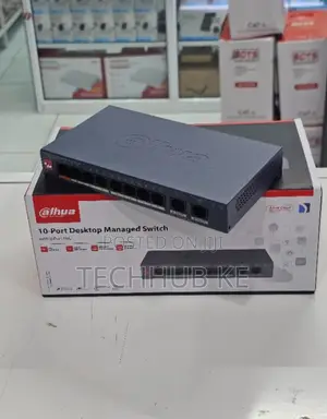 10-Port Dahua PoE Switch for Surveillance Office Networks