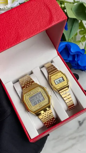 CASIO Digital Watch Couple Pair. Available in Bronze/Gold/Silver/Black