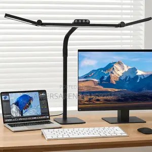 Desk Lamp for Home Office, Adjustable Gooseneck Swinging Arm