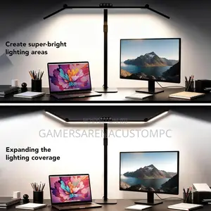 Desk Lamp for Home Office, Adjustable Gooseneck Swinging Arm