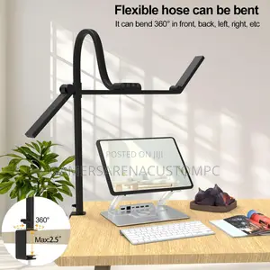 Desk Lamp for Home Office, Adjustable Gooseneck Swinging Arm