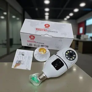 Supplier Prices Motion Alerts PTZ Rotating Dual Lens Wifi Bulb Cameras