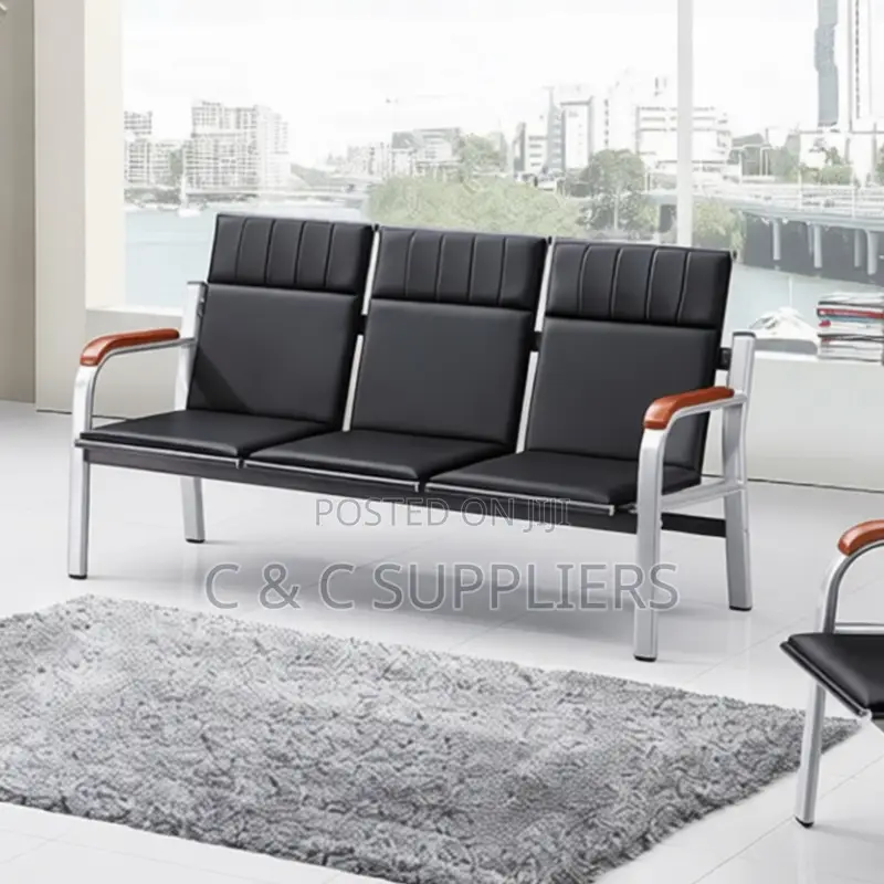 Modern Waiting Office Sofa-5 Seater