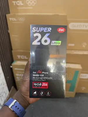 New Itel S26 Ultra 256 GB Black