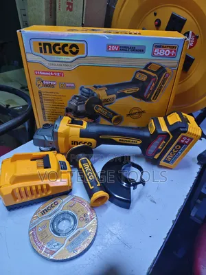 Ingco 20v Cordless Angle Grinder/Brushless Motor