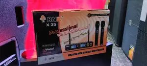 BNK X35 Cordless Microphone Set With Dual Handheld Mics