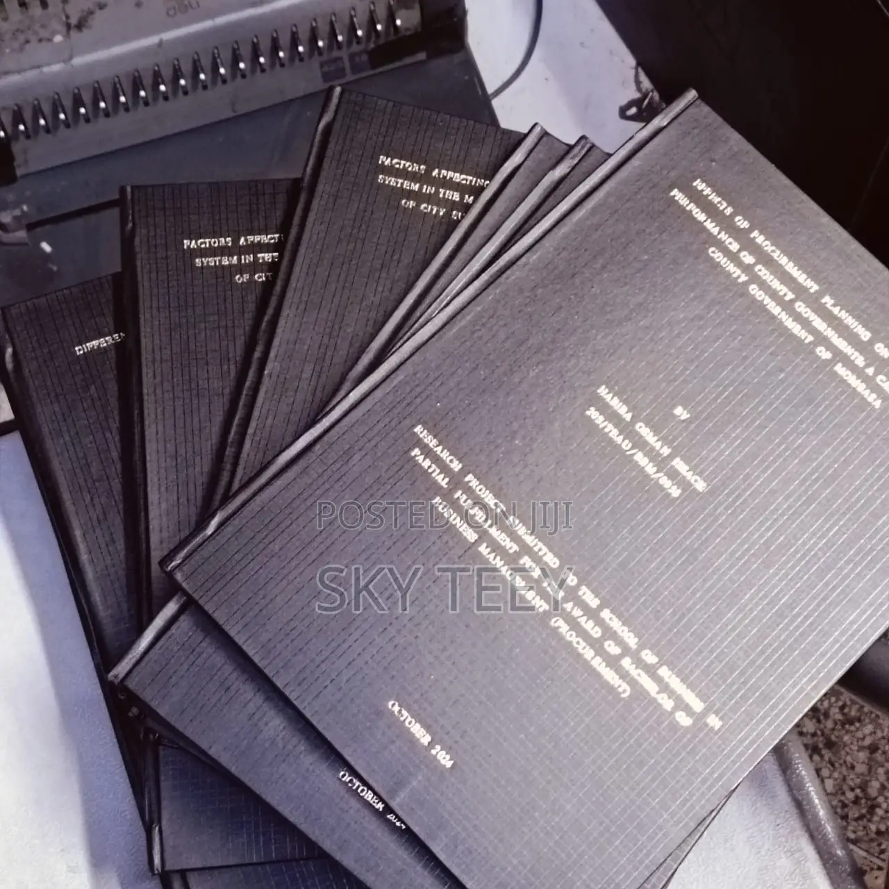 Hardcover Binding Bulky