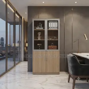 Office Cabinet; Two Doors Wooden Files Docs Cabinet