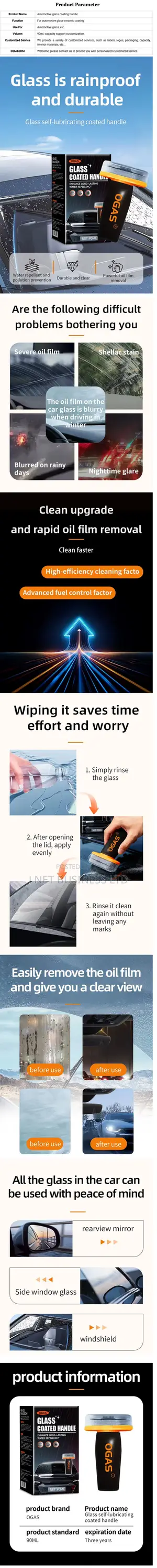 OGAS Emulsion - Windshield-Glass Cleaner