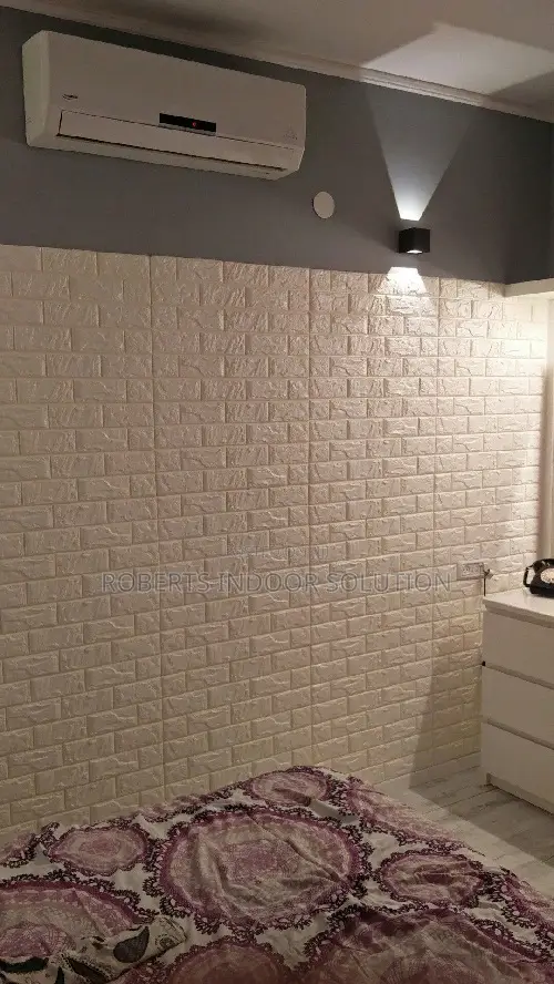 Touch of White 3D Foam Brick Panel