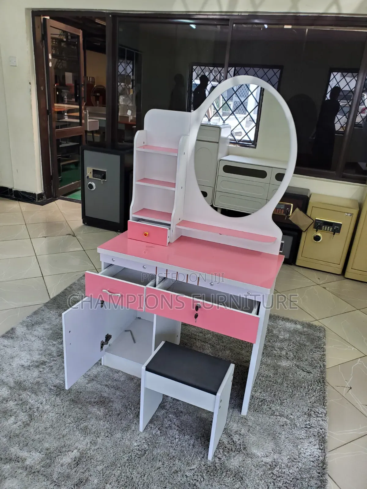 Pink Dressing Table Set