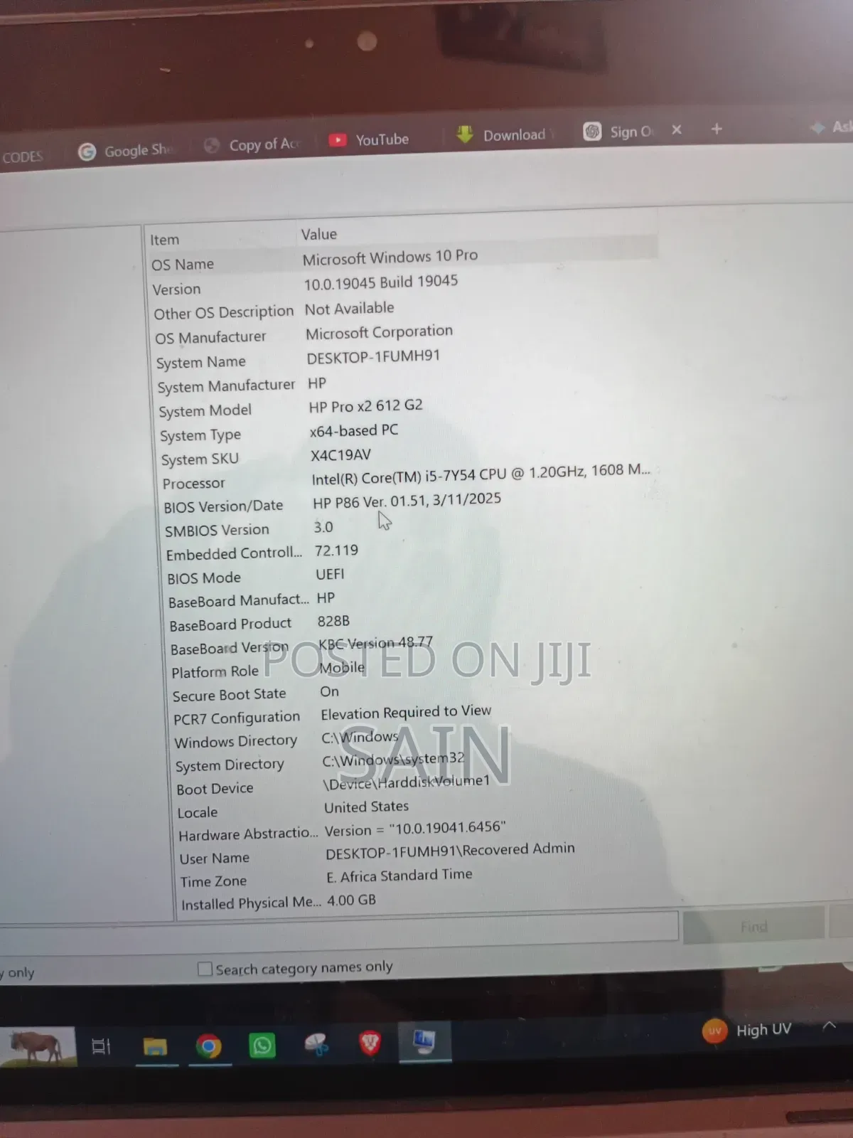 Laptop HP 650 G2 4GB Intel Core i5 SSD 250GB