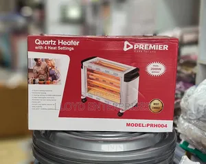 Premier Quartz Room Heater With 4 Power Settings