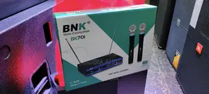 BNK BK701 Cordless Microphone Set With Dual Handheld Mics