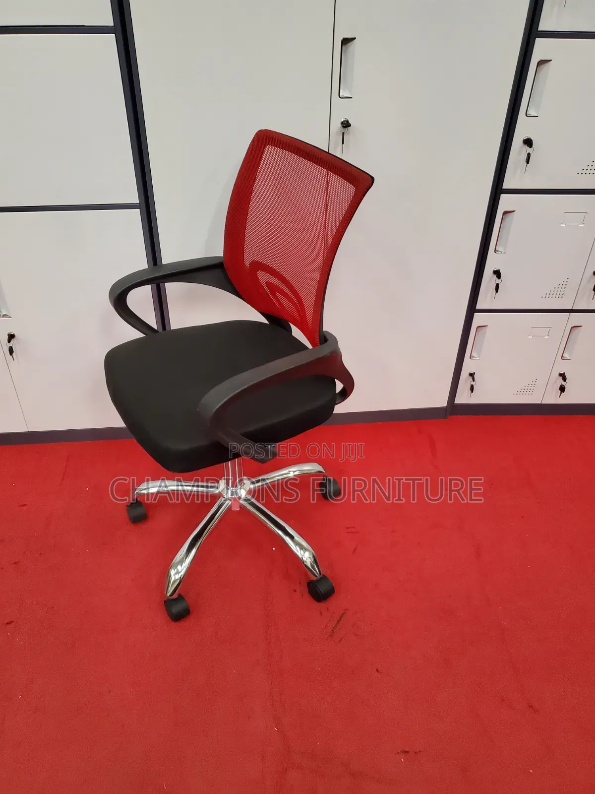 Red Mesh Office Chair