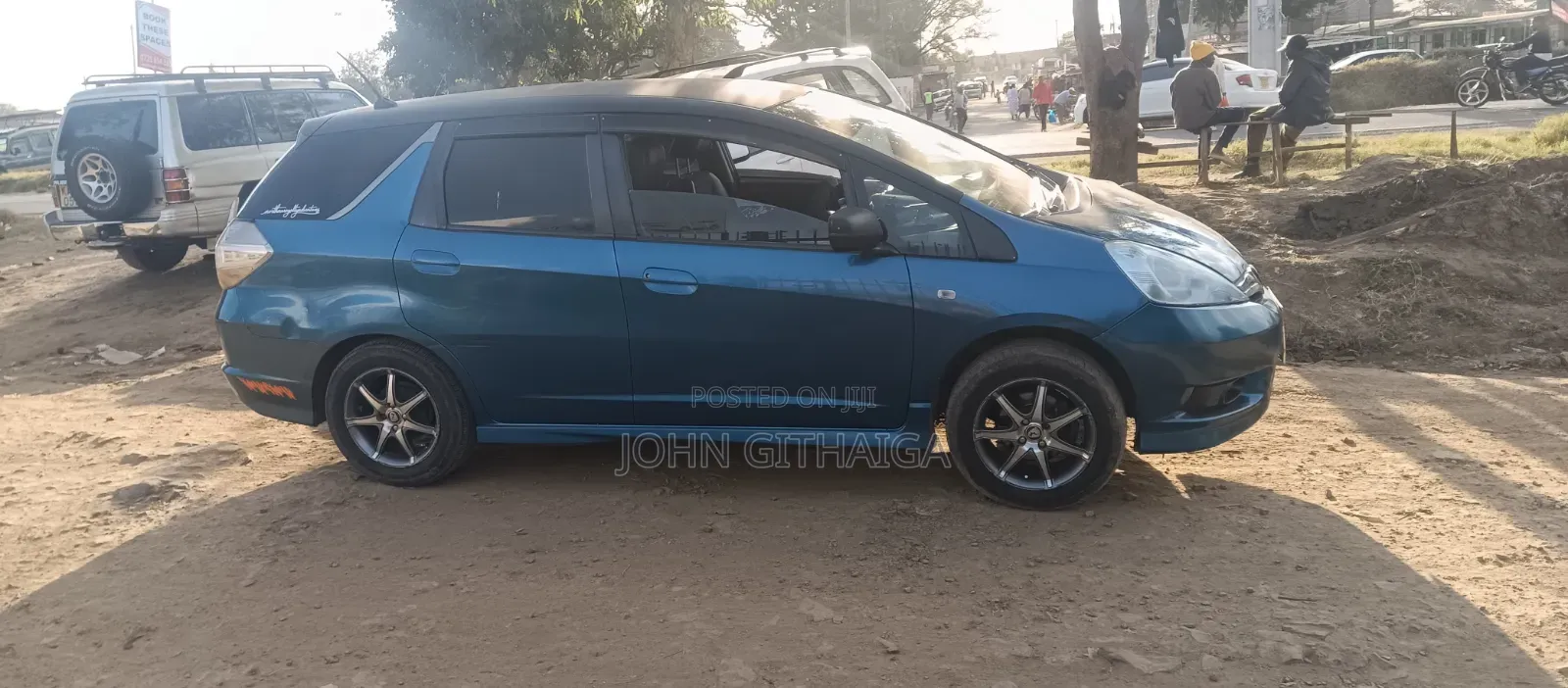 Honda Fit Shuttle 2013 Blue
